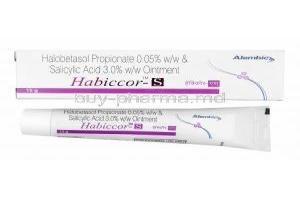 Habiccor-S Ointment, Halobetasol/ Salicylic Acid