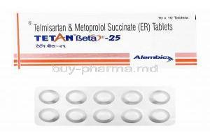 Tetan Beta, Telmisartan/ Metoprolol Succinate