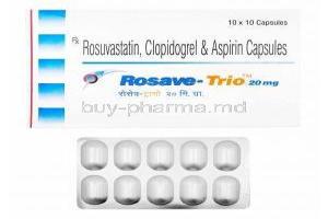 Rosave-Trio, Aspirin/ Rosuvastatin/ Clopidogrel