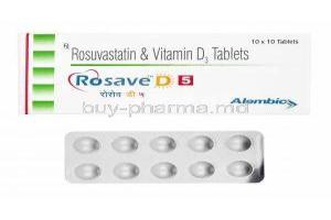 Rosave D, Rosuvastatin/ Vitamin D3