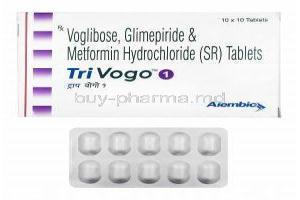 Trivogo, Glimepiride/ Metformin/ Voglibose