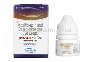 Moxoft-D Eye Drop, Moxifloxacin/ Dexamethasone