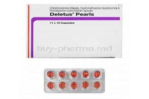 Deletus Pearls, Phenylephrine/ Chlorpheniramine/ Dextromethorphan