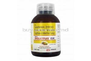 New Deletus BX Syrup, Ambroxol/ Guaifenesin/ Terbutaline