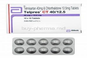 Telpres CT, Telmisartan/ Chlorthalidone