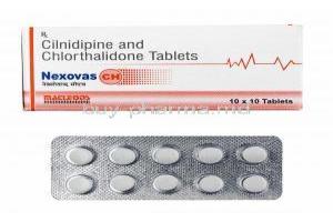 Nexovas CH, Cilnidipine/ Chlorthalidone