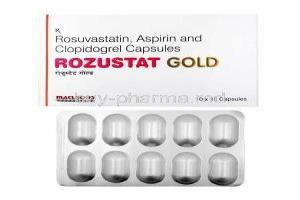 Rozustat Gold, Aspirin/ Rosuvastatin/ Clopidogrel