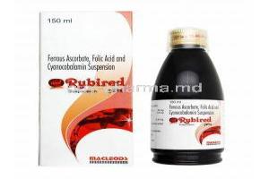 Rubired Suspension, Iron/ Folic Acid/ Cyanocobalamin