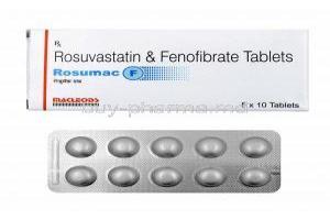 Rosumac F, Fenofibrate/ Rosuvastatin