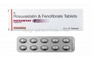 Rozustat F, Fenofibrate/ Rosuvastatin