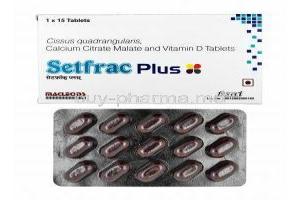 Setfrac Plus, Cissus Quadrangularis/ Calcium/ Vitamin D
