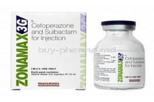 Zonamax Injection, Cefoperazone/ Sulbactam