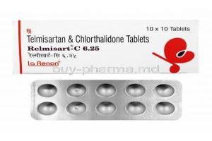 Relmisart-C, Telmisartan/ Chlorthalidone