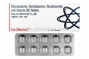 Nuhenz LS, Mecobalamin/ Pyridoxine Hydrochloride/ Nicotinamide/ Benfotiamine