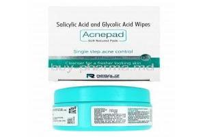 Acnepad Wipes, Salicylic Acid/ Glycolic Acid