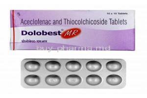 Dolobest MR, Aceclofenac/ Paracetamol/ Chlorzoxazone