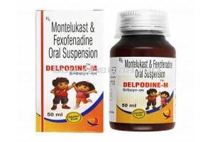 Delpodine M Oral Suspension, Montelukast/ Fexofenadine