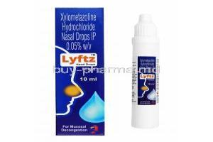 Lyftz Nasal Drops, Xylometazoline Hydrochloride/ Benzalkonium Chloride