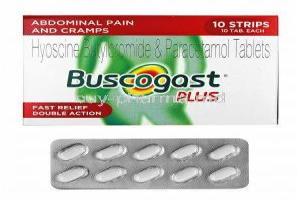 Buscogast Plus, Hyoscine butylbromide/ Paracetamol