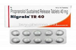 Nigrain TR, Propranolol