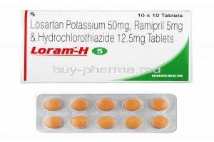 Loram-H, Ramipril/ Losartan/ Hydrochlorothiazide