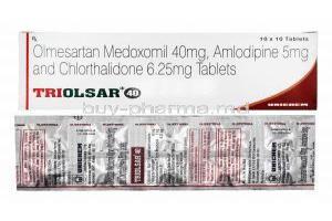 Triolsar, Olmesartan/ Amlodipine/ Chlorthalidone