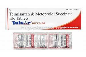 Telsar Beta, Telmisartan/ Metoprolol Succinate