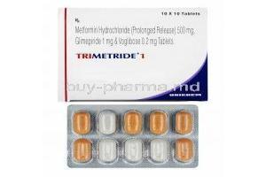Trimetride, Glimepiride/ Metformin/ Voglibose