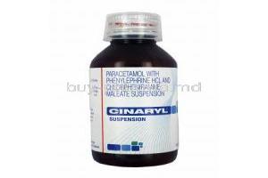 Cinaryl Suspension, Chlorpheniramine Maleate/ Paracetamol/ Phenylephrine
