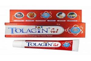 Tolagin Gel, Diclofenac Sodium/ Methyl Salicylate/ Menthol/ Absolute Alcohol