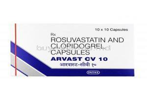 Arvast CV, Rosuvastatin / Clopidogrel
