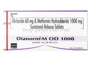 Dianorm-M OD, Gliclazide / Metformin