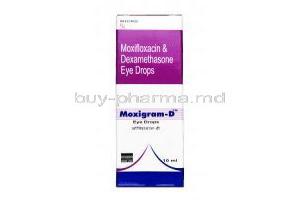 Moxigram D Eye Drop, Moxifloxacin / Dexamethasone
