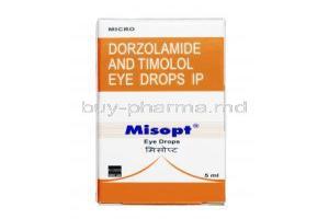 Misopt Eye Drop, Dorzolamide / Timolol