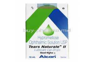 Tears Naturale II Lubricant Eye Drops, Hydroxypropyl Methyl Cellulose