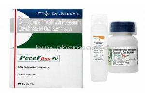 Pecef Duo Oral Suspension, Cefpodoxime Proxetil/ Clavulanic Acid