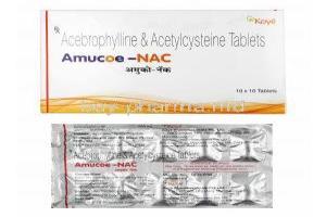 Amucoe-NAC, Acebrophylline/ Acetylcysteine