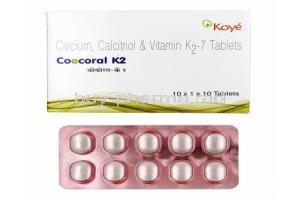 Coecoral K2, Calcium/ Calcitriol/ Vitamin K2-7