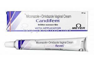 Candifem Vaginal Cream, Miconazole/ Ornidazole