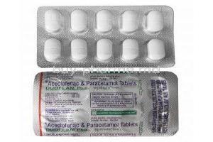 Duoflam Plus, Aceclofenac/ Paracetamol