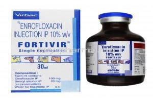 Fortivir Injection for Animals, Enrofloxacin