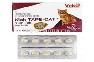 Kick Tape-Cat, Praziquantel/ Pyrantel Pamoate