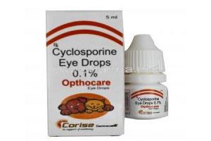 Opthocare Eye drops for pet, Cyclosporine