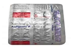 Aldigesic P, Aceclofenac/ Paracetamol