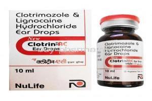 New Clotrin-AC Ear Drop, Lidocaine/ Clotrimazole