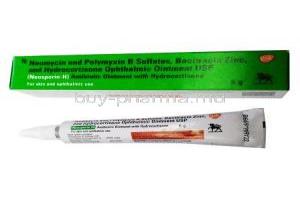 Neosporin H Ointment, Polymyxin B/ Neomycin/ Bacitracin/ Hydrocortisone