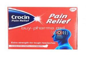 Crocin Pain Relief, Caffeine/ Paracetamol