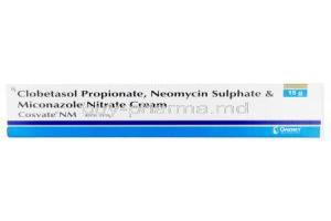 Cosvate NM Cream, Clobetasol / Miconazole / Neomycin