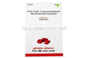 Unifol Injection, Folic Acid/ Cyanocobalamin
