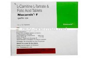 Nucarnit-F, Folic Acid/ Levo-carnitine